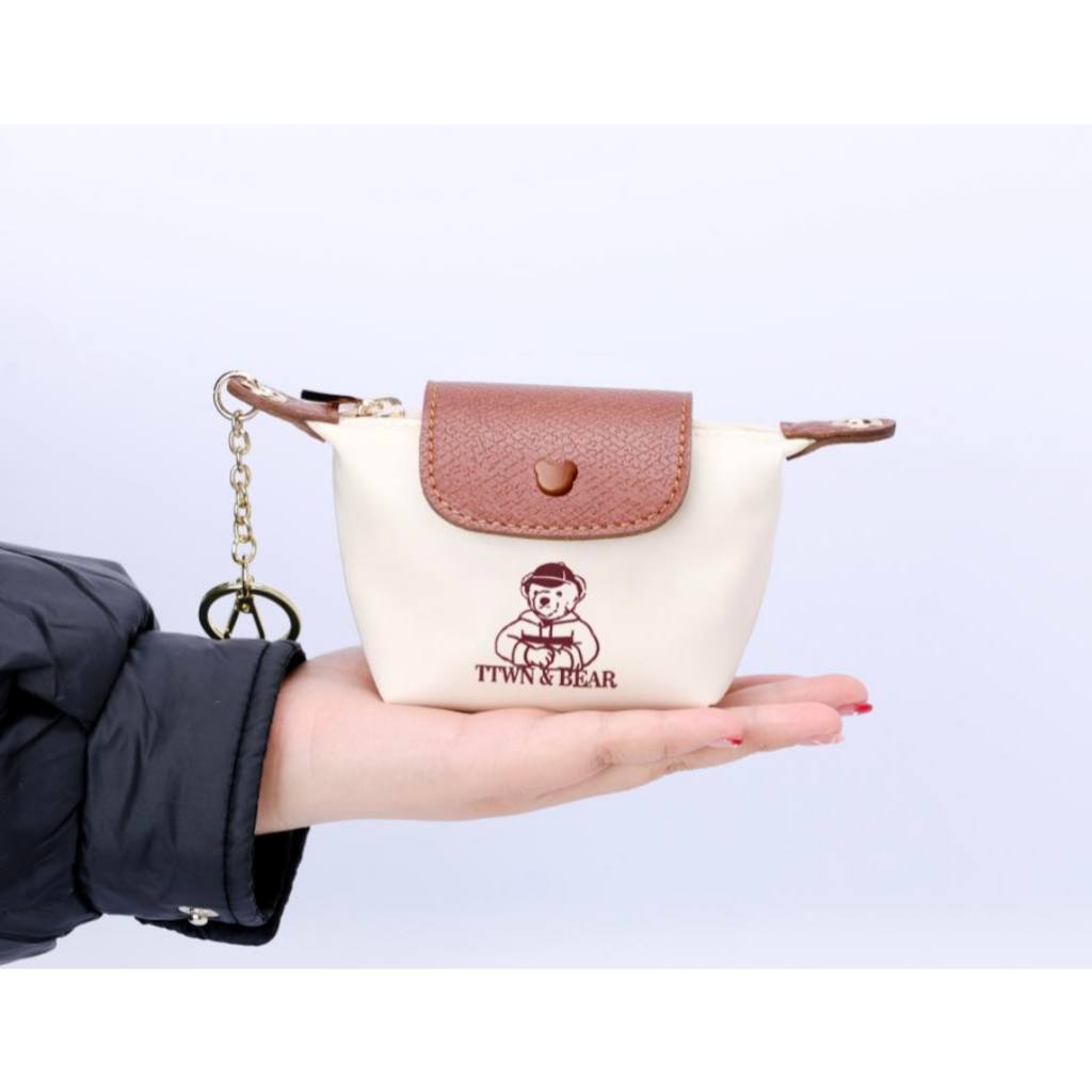 TTWN BEAR กระเป๋าใส่เหรียญใบเล็กน้องหมี แบรนด์แท้ พร้อมส่ง