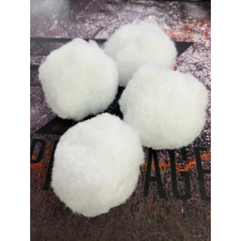 ใย สังเคราะห์ ลูกบอล ใส่ตุ๊กตา หรือใช้เป็นการกรอง น้ํา ขนาด ประมาณ 6 cm aqua ball