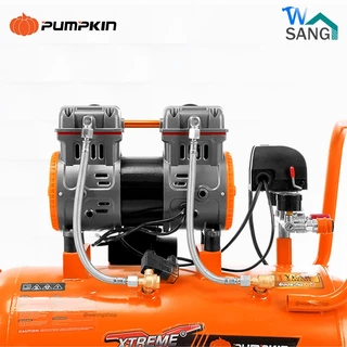 ปั๊มลมไม่ใช้น้ำมันออยฟรี มอเตอร์รอบเร็ว 50L PUMPKIN รุ่น PTT-X2HP50 ผลิตจากทองแดง 100 % 31540@wsang
