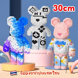 🔥[พร้อมส่งจากไทยครับ]ขนาดใหญ่ บล็อกตัวต่อ Bearbrick ชุด 2 ชิ้น บล็อกอาคาร 3D บล็อกตัวต่อเลโก้