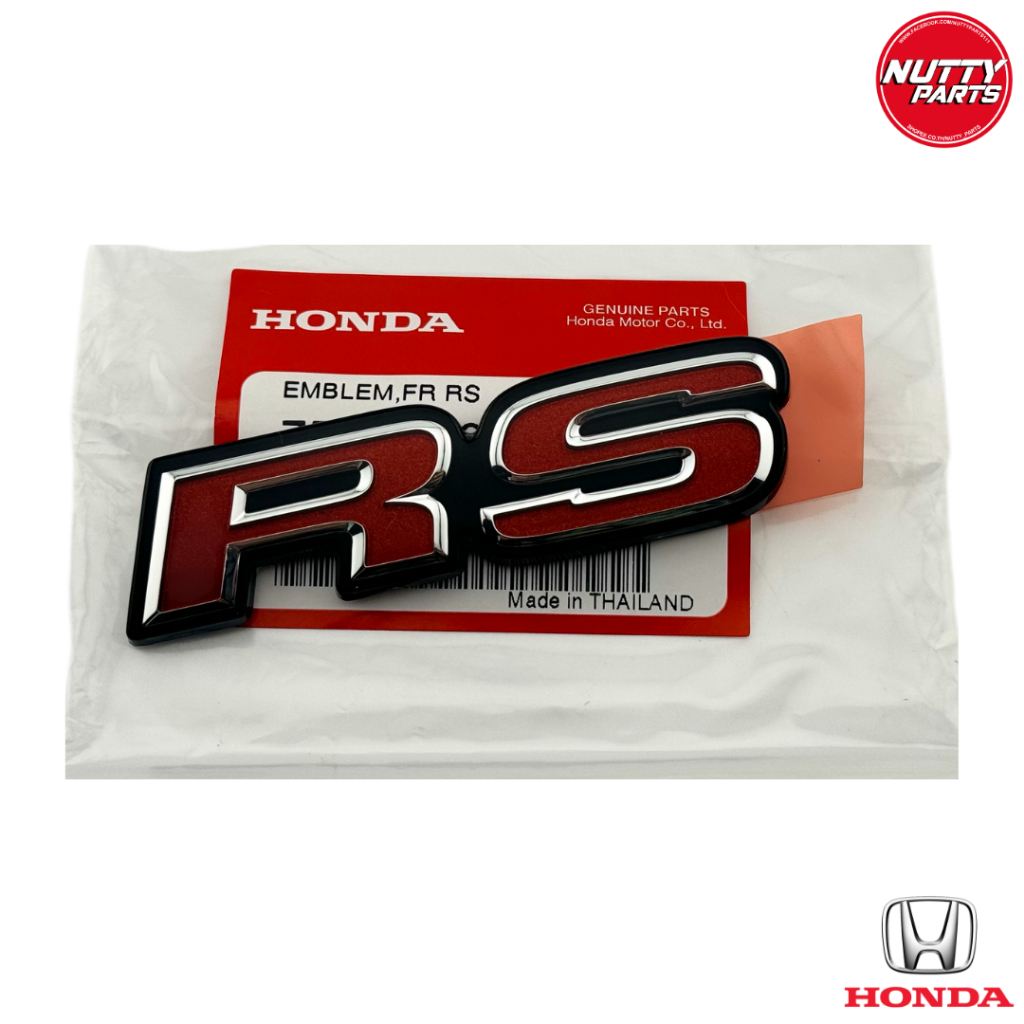 อะไหล่แท้ โลโก้กระจังหน้า RS HONDA CIVIC FE 2021-On 75732-T24-T00