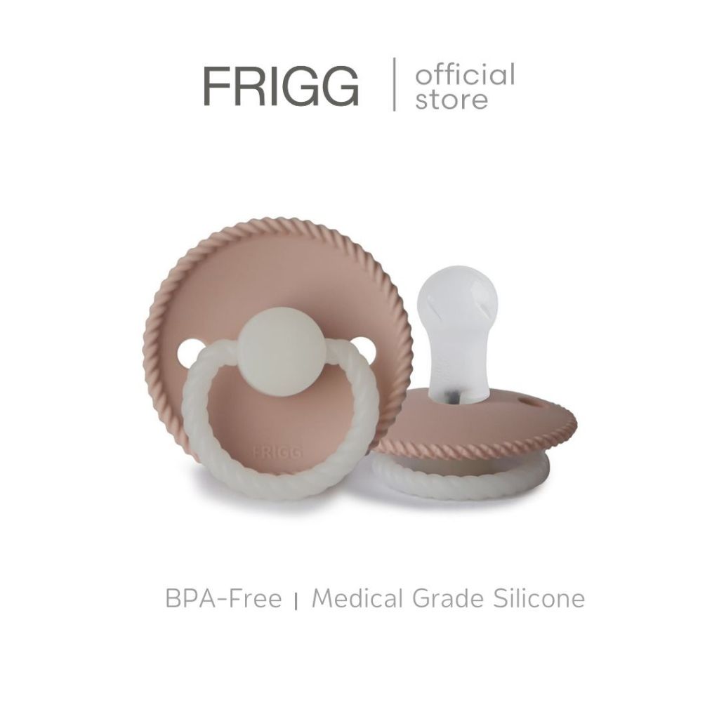 FRIGG Rope Night Silicone จุกหลอกยางซิลิโคน รุ่นโรพไนซ์ (ห่วงเรืองแสง)