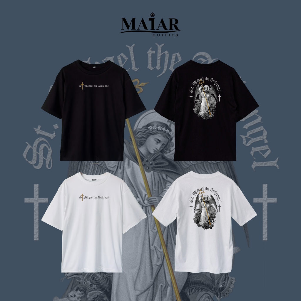 Maiar เสื้อยืดคอกลม โอเวอร์ไซส์ T-Shirt Oversized Unisex 856