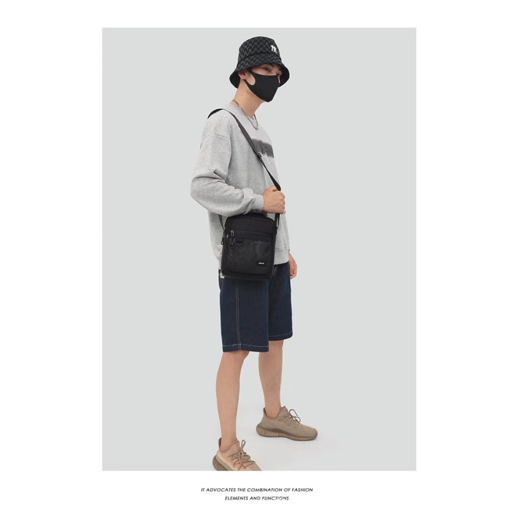 [NG1022]กระเป๋าสะพายข้างผู้ชาย แฟชั่นสไตล์เกาหลี ใส่ของได้เยอะ เหมาะกับทุกลุค พร้อมส่งจากไทย