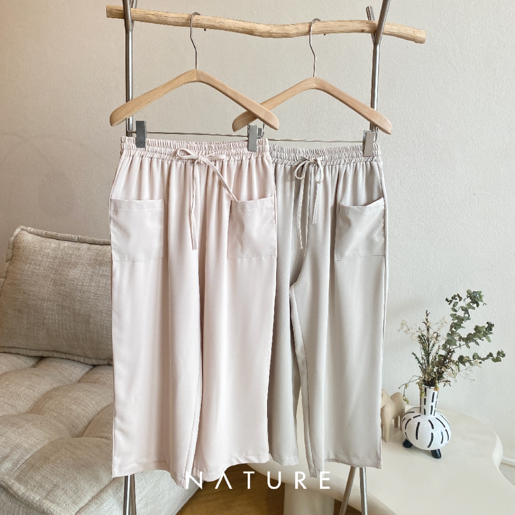 ลด 𝟲𝟬.-พิมพ์ NTBCTT nature.bkk - PTN7124 กางเกงเพ้นท์ดับเบิ้ลพี Paint PP pants