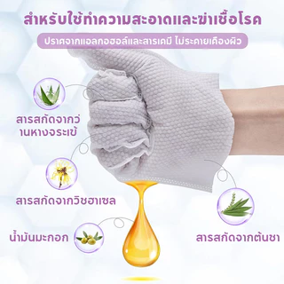 ถุงมืออาบน้ำแมว ถุงมือสัตว์เลี้ยงแบบใช้แล้วทิ้ง สุนัข 6ชิ้น/ห่อ ถุงมือเช็ดตั ใช้งานง่าย ไม่ระคายเคืองผิว