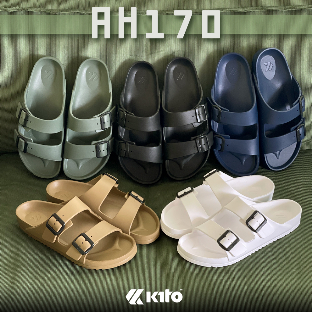 Kito  รองเท้าแตะกีโต้ รุ่น AH170 Size 36-43 พื้นนุ่ม ของแท้ 100%+++!!!