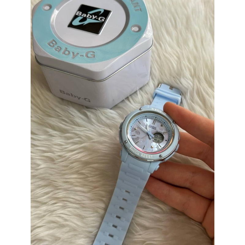 นาฬิกาBaby-G เหมาะสำหรับผู้หญิง มี3สีให้เลือก ดูเวลาด้วยเข็มและดิจิตอล เรียบง่าย