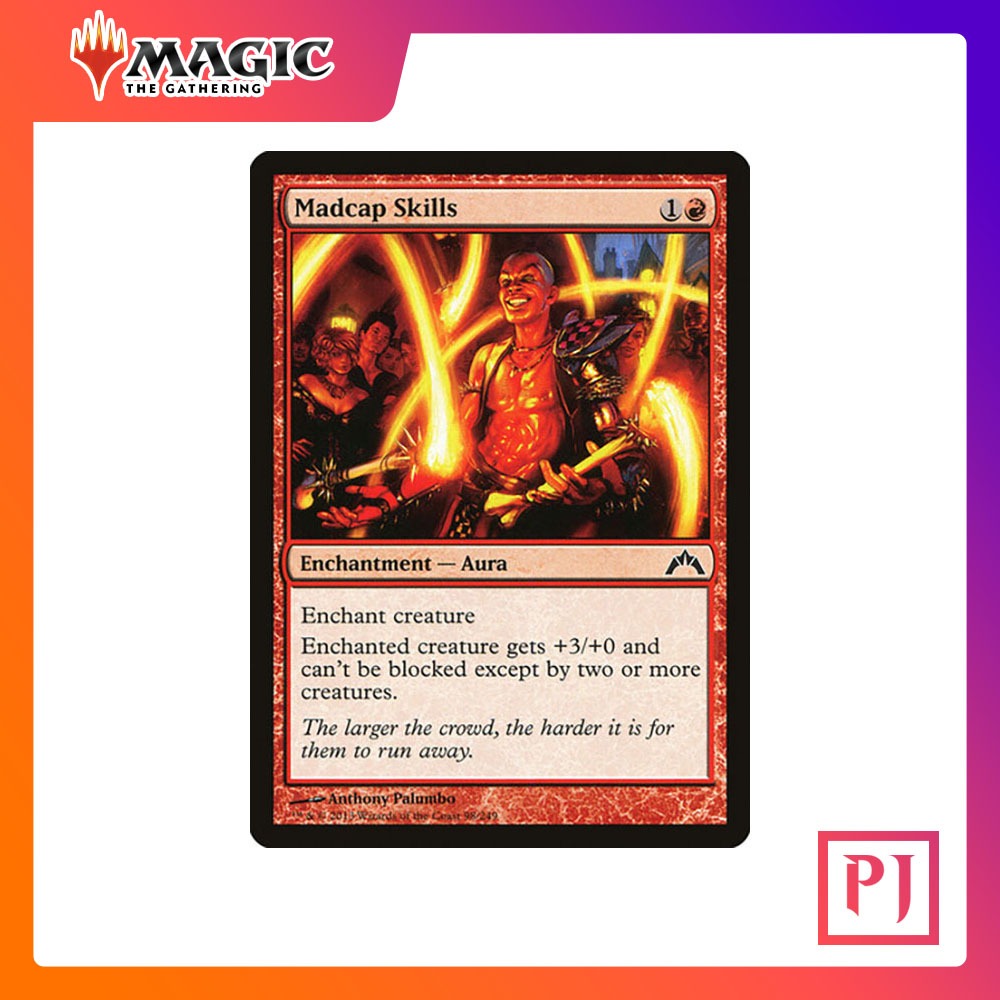 [MTG] Madcap Skills [GTC] [RED] [COMMON] [NORMAL] [ENG] (การ์ดเมจิค / Magic the Gathering)