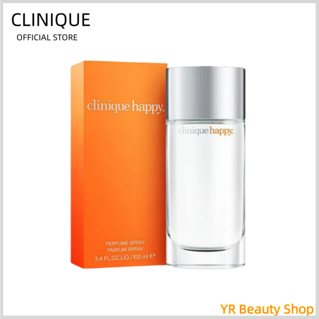 Clinique Happy for Women Eau De Parfum 100ml คลีนิกข์ น้ำหอมสำหรับผู้หญิง กลิ่นยอดนิยม กลิ่นผลไม้ยอดนิยม