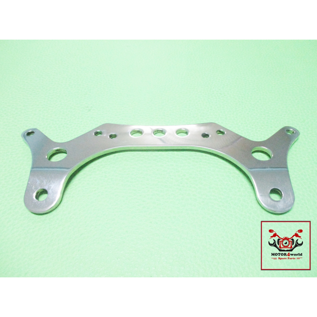 YAMAHA XS600 SR500 SR400 -- CAFE RACER INSTRUMENT BRACKET POLISHED STAINLESS // ขารองไมล์