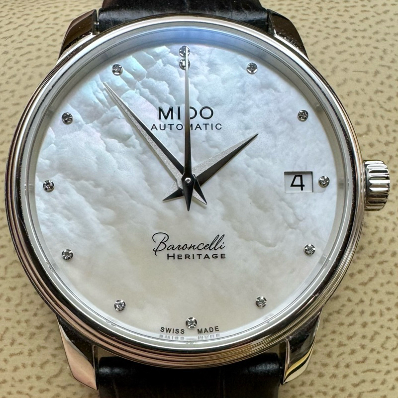 MIDO Baroncelli III Automatic Chronometer Diamond Watch M027.207.16.106.00