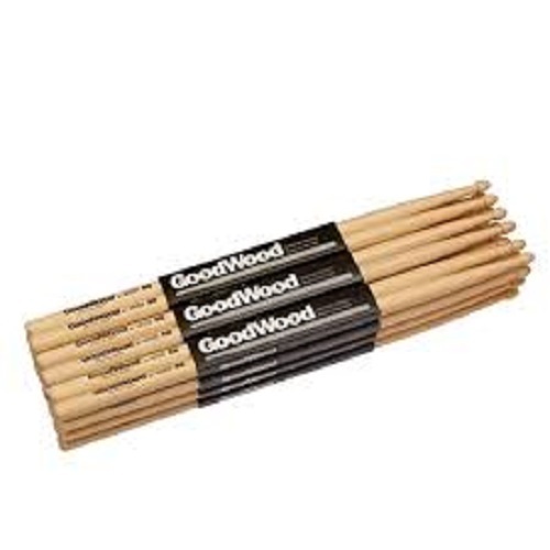 ไม้กลองชุด หัวไม้ GoodWood Hickory Wood Tip Drumstick 5A by Vater