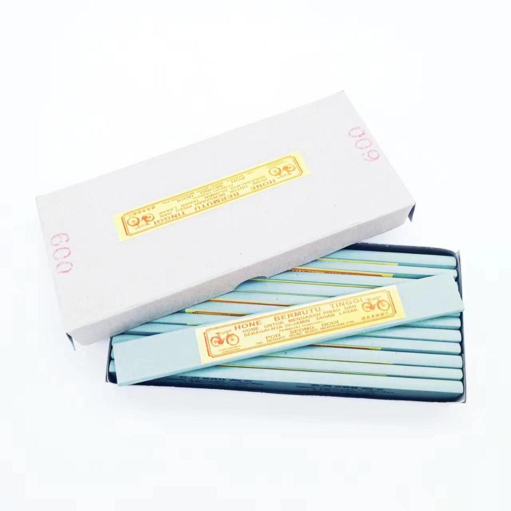 หินลับมีดมินิโหล กรีดยาง ตราจักรยาน ของแท้ 100% เบอร์ 600/ 1000 เนื้อหินละเอียดอย่างดี (มินิแบบโหล)