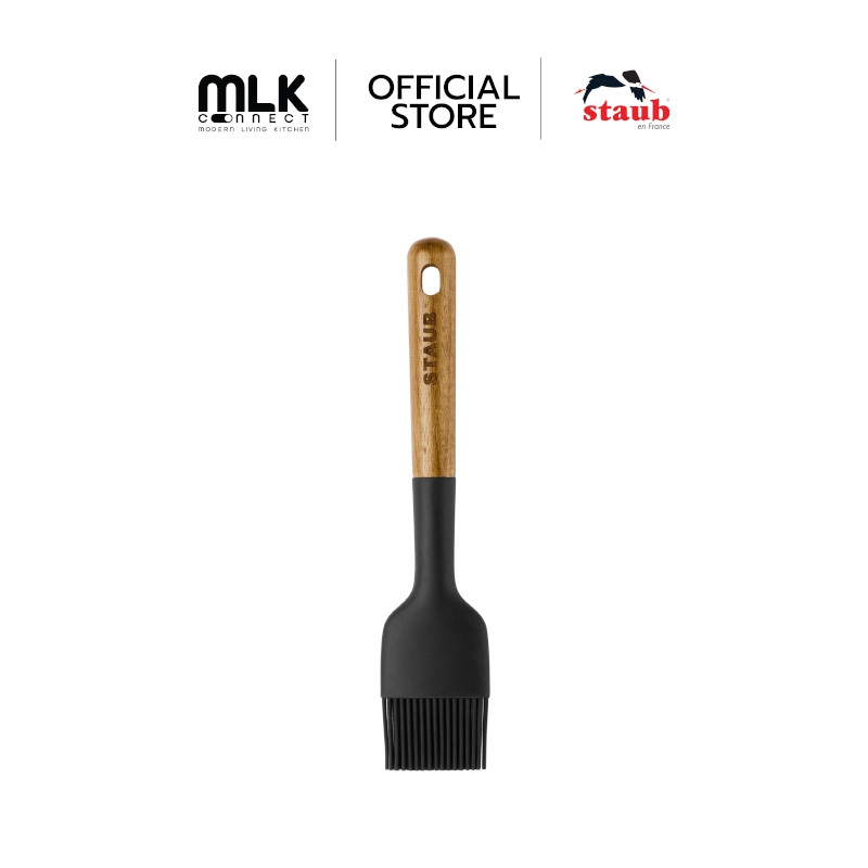 STAUB ทัพพีซิลิโคนสำหรับตักอาหาร 31 ซม. สี Black N40503107