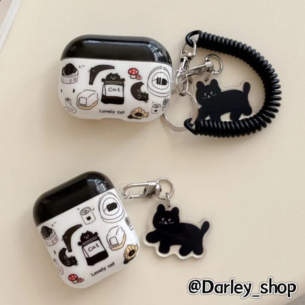 จัดส่งจากไทย เคส Airpods 3 case เคสป้องกัน การ์ตูนแมวขี้เกียจ สำหรับ Airpod Pro 2 for case Airpod 1 gen2 Pro