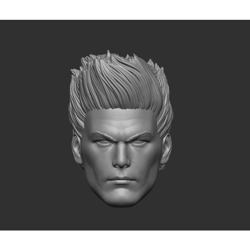 DC Unchained Aquaman  -  Headsculpt for Action Figures 3D print model