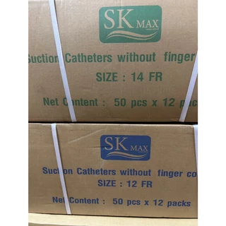 ยกลัง สายดูดเสมหะ sk max 12 แพค สายซัคชั่น ที่ดูดเสมหะ เบอร์ 12 14 10 8 16 ราคาถูก skmax สาย suction สายซักชั่น sekure