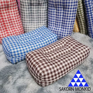 หมอนสุขภาพไซต์พิเศษ Size ก24*ย40*ส12 ซม.ยัดด่วยนุ่นแท้100%.