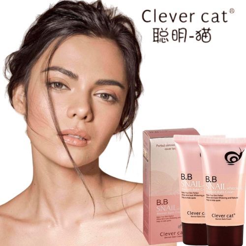 บีบี หอยทาก BB Snail Whitening Clever Cat บีบี สเนล ไวท์เทนนิ่ง