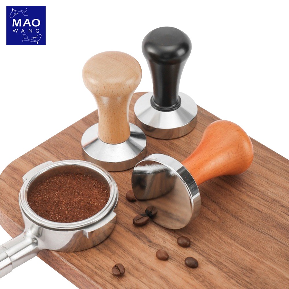 เครื่องบดกาแฟ แทมเปอร์กดกาแฟ ทำจากสแตนเลส น้ำหนักเบา พกพาสะดวก เเทมเปอร์