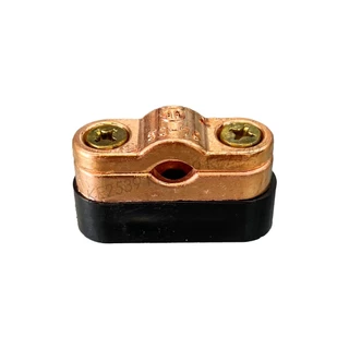 AP แคล้มจับสายเปลือย 50-70 sq.mm.+ ฐานรองแคล้มจับสาย Cable Saddle Clamp CAS070 แคล้มจับสายล่อฟ้า