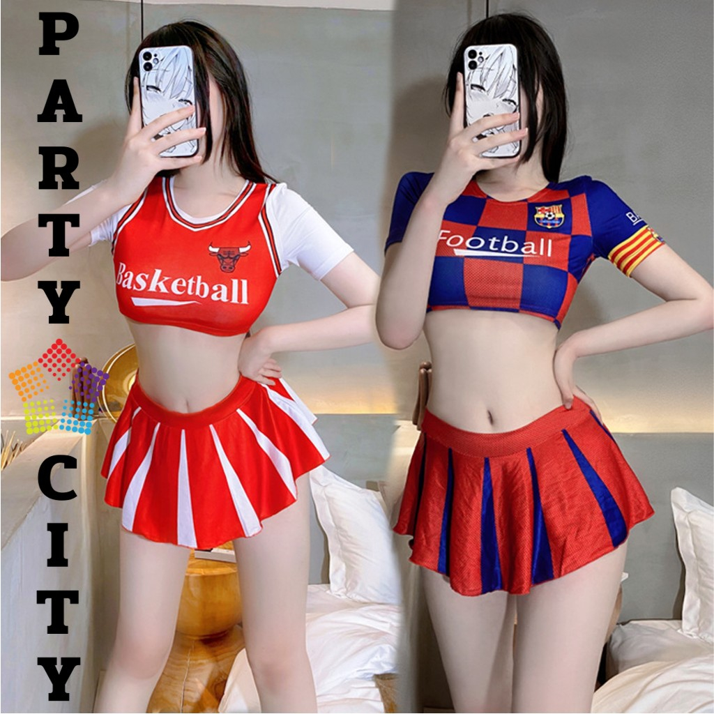 PARTY CITY ชุดเต้น ชุดเชียร์บอล ชุดเซ็ท 🥋 เนื้อผ้านุ่มใส่สบาย PC-149