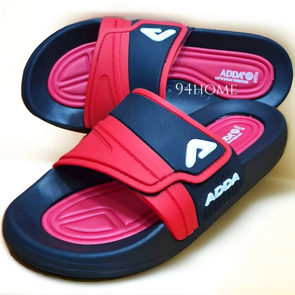 31T74-M1 adda  แอดด้า รองเท้าแตะแบบสวม ผู้ชาย ปรับขนาดได้ นุ่มเบาสบายเท้า size 4-9 ดูขนาดไซส์ตารางที่รูปภาพ