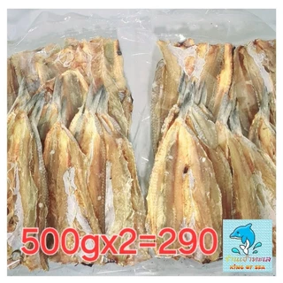 ปลาแห้ง🐟ปลาจิ๊กโก๋🐟ปลาช่อนทะเลSizeบางใหญ่(28-30ตัว/1กิโลกรัม)ไม่เค็ม