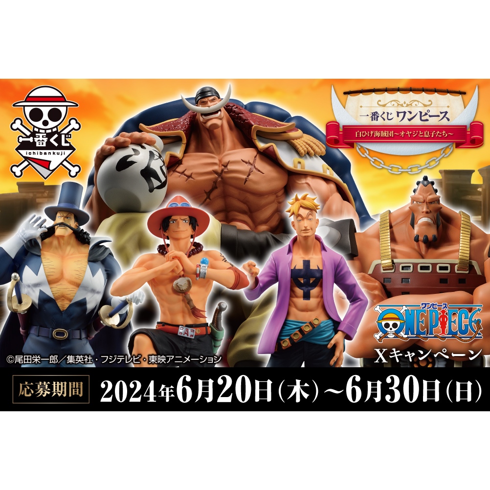 [Pre-order รอสินค้า 30 วัน] Ichiban Kuji One Piece Shirohige Kaizokudan - Shirohige / Ace / Marco / 