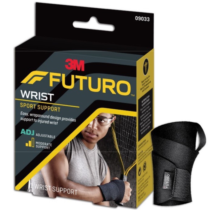 Futuro Sport Wrist ข้อมือ พยุงข้อมือ ชนิดปรับกระชับได้ (สีดำ)
