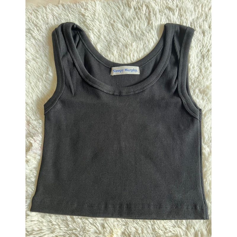 เสื้อกล้ามสีดำ แบรนด์ sleepy murphy