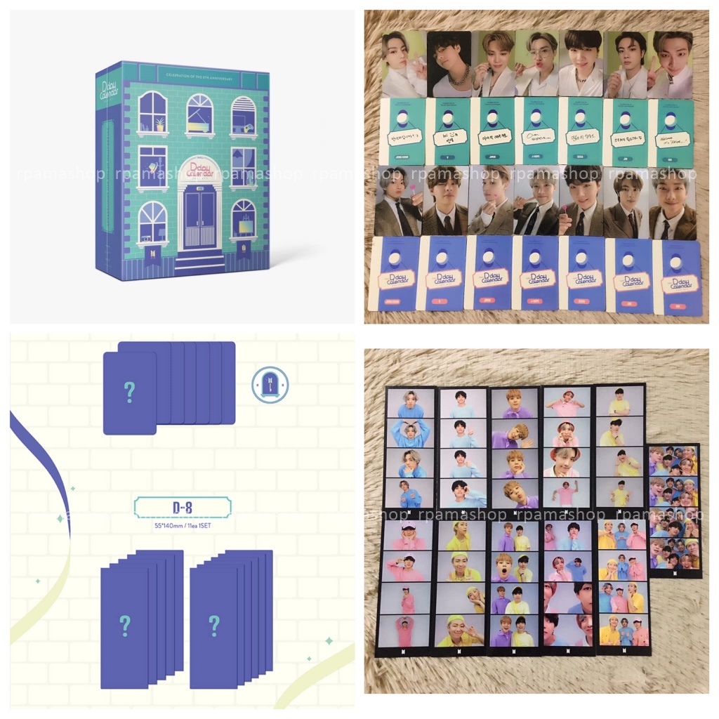 พร้อมส่ง (มักเน่/ยูนิต) มินิ โฟโต้การ์ดแท้ BTS : 2021 D-DAY