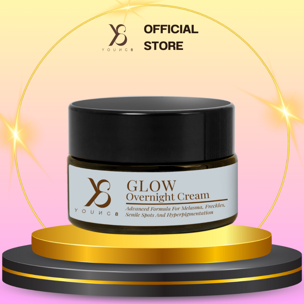ครีมY8 แก้ฝ้า✅ของแท้ เก็บโค้ดหน้าร้าน  Y8  ครีมวายแปด Glow overnight cream