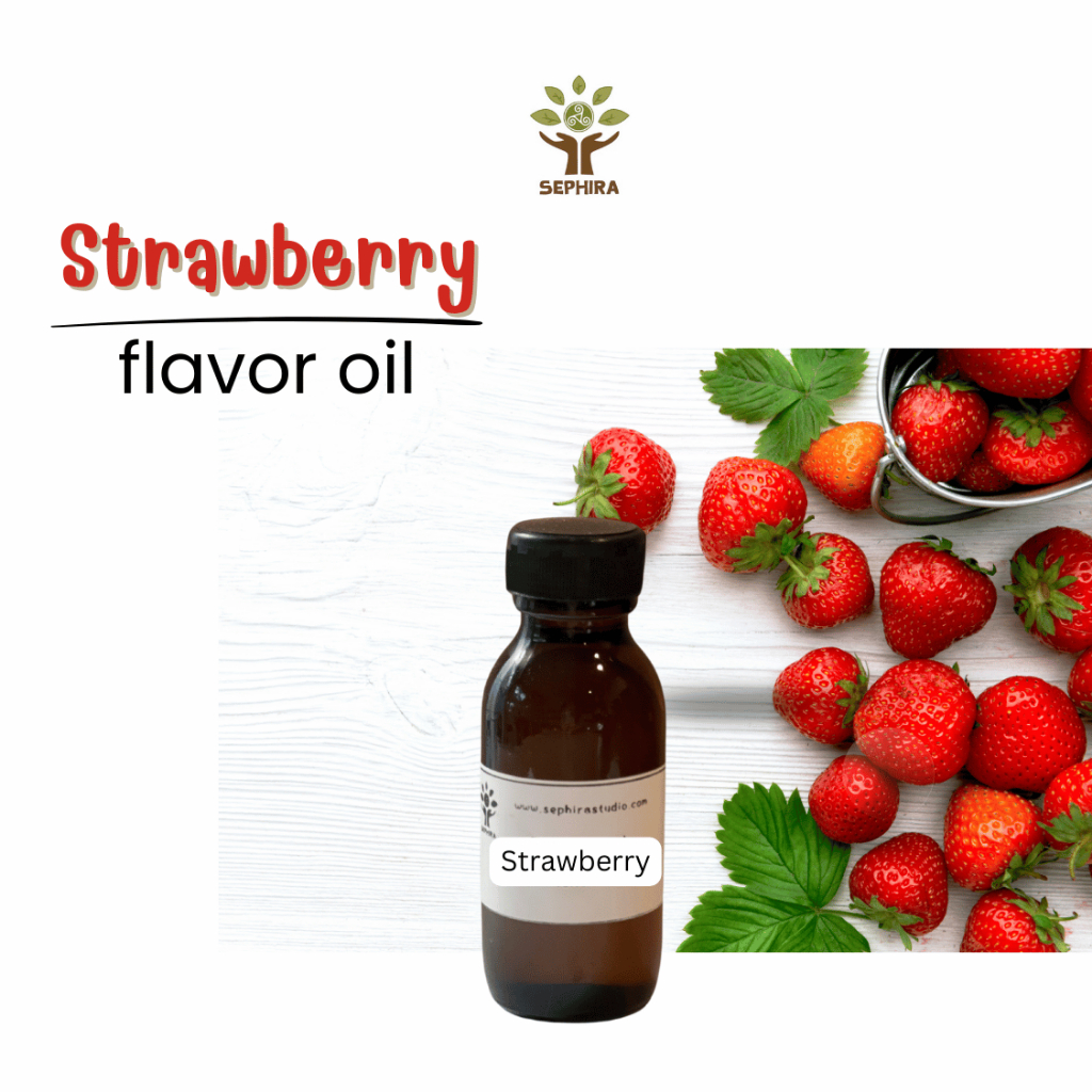 หัวน้ำหอมสำหรับทำลิป กลิ่นสตรอเบอร์รี่ Strawberry Flavor oil สำหรับผสม ทำลิปบาล์ม Lip Balm ลิปสติก