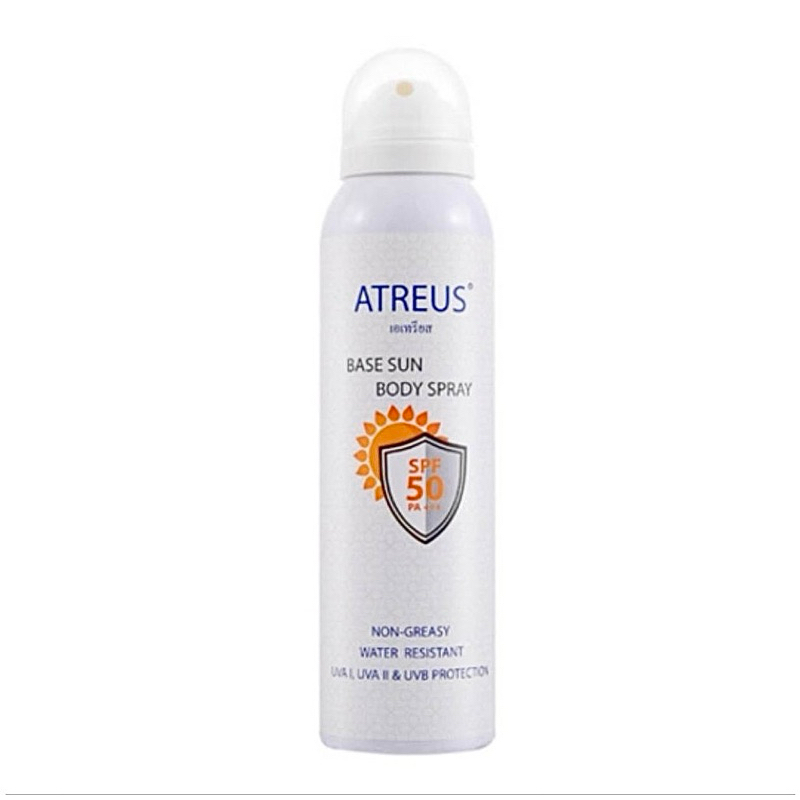 Atreus Base Sun Body Spray SPF 50 PA+++ 150 ml เอเทรียส สเปรย์กันแดด เบส บอดี้ิ