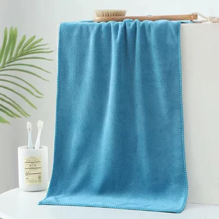 ⭕ สินค้าพร้อมส่ง ผ้าขนหนู ผ้าเช็ดผม ผ้านาโน ผืนเล็ก【 ขนาด 35 x 75 cm. 】ผ้านุ่ม ซับน้ำได้ดี สีพื้น ส่งจากไทย 🚙🚙