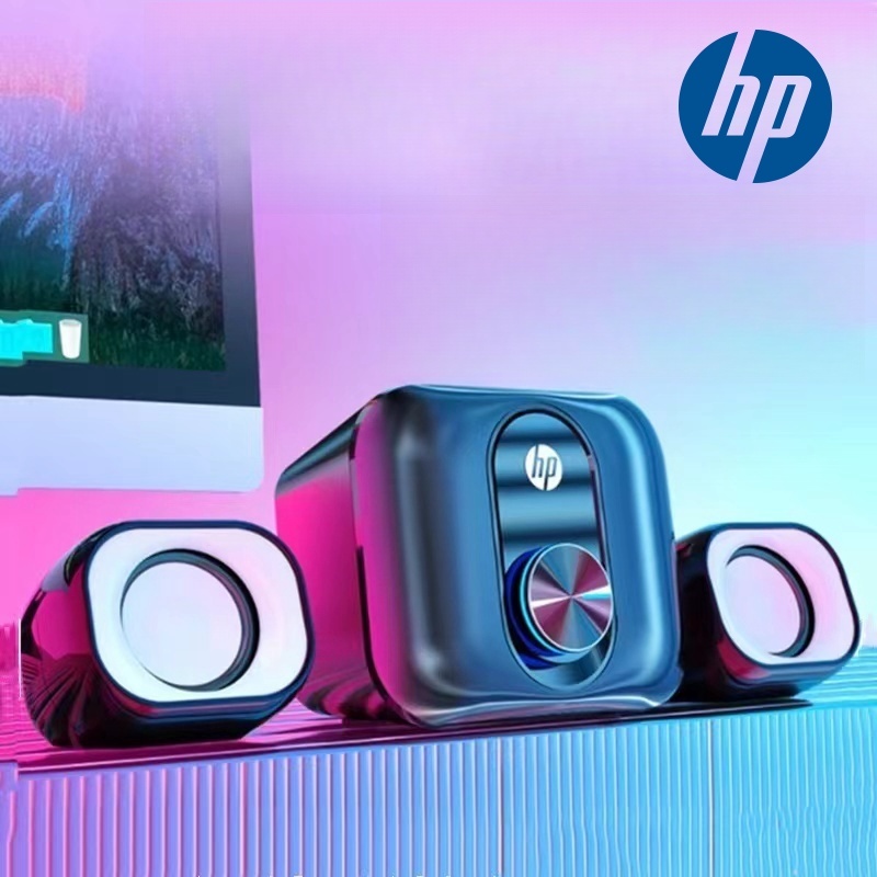 HP/DHS-2111S แล็ปท็อปคอมพิวเตอร์ตั้งโต๊ะลำโพงแบบมีสายมัลติมีเดียซับวูฟเฟอร์เสียงคอมพิวเตอร์ผสม
