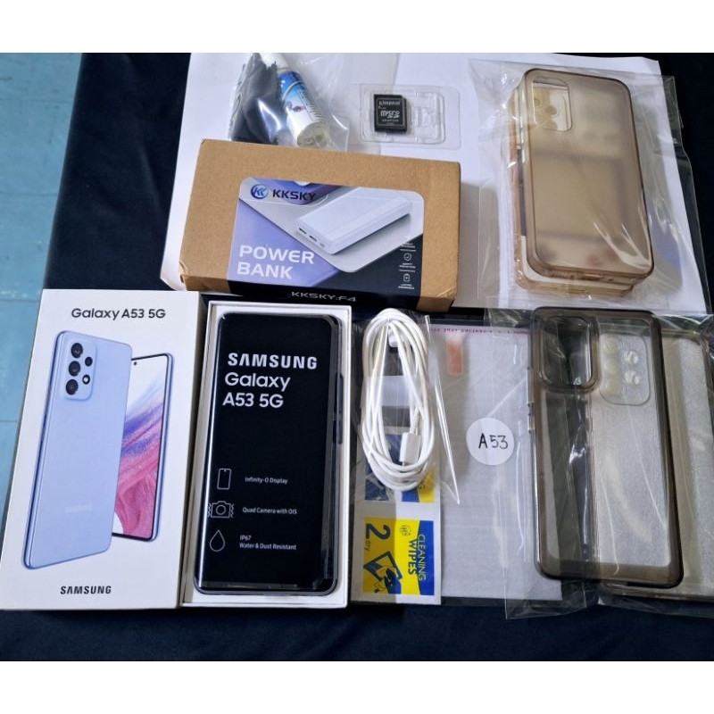 Samsung A53 (5G)มือสอง /128GB  สีฟ้า สภาพใหม่มาก🔹️ พร้อมส่ง🔹️