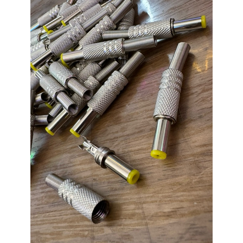 แจ็คDc แจ้คดีซี ตัวผู้-ตัวเมีย แจ็คDc 5.5*2.1mm. ทน ไม่ละลาย หัวแจ็คกล้อง แจ็คไฟเส้น
