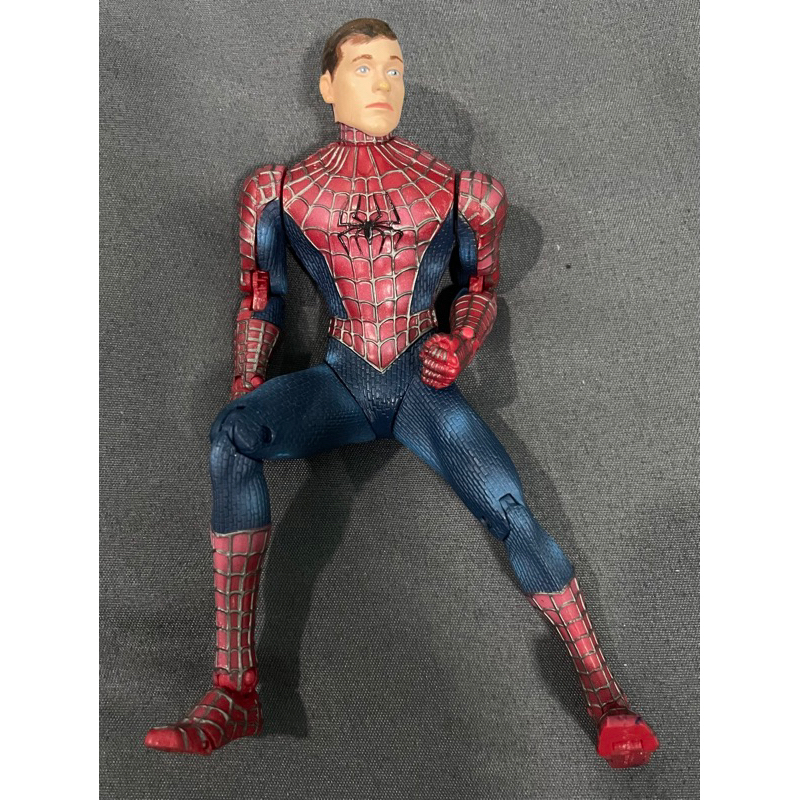 Spider-man Toybiz 2003 action figure 1/12scale Spider man Tobey toy biz