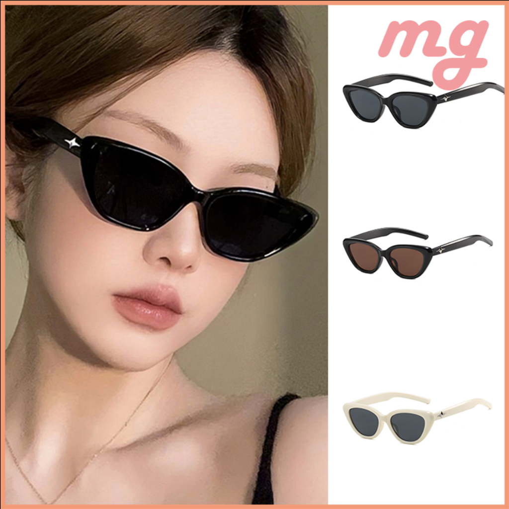 แว่นกันแดดทรงแคทอายสำหรับผู้หญิง ป้องกันรังสียูวี หน้าบาน หน้าเล็ก แว่นสไตล์ใหม่ปี 2024 ระดับไฮเอนด์ เวอร์ชั่นเกาหลี เทร