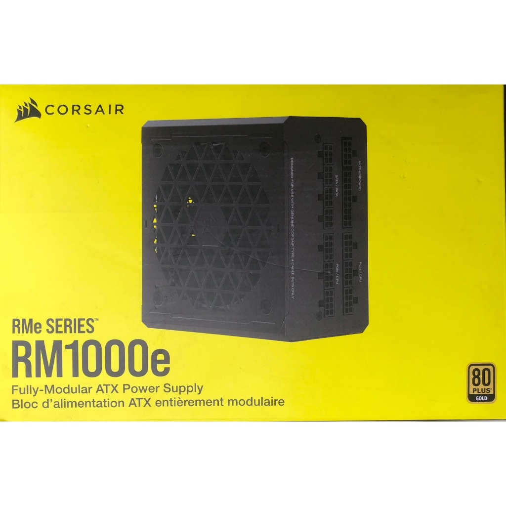 POWER SUPPLY (อุปกรณ์จ่ายไฟ) CORSAIR RM1000E - 1000W 80 PLUS GOLD