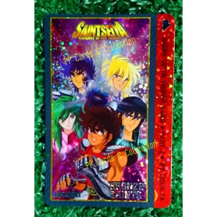 การ์ดโอเดนย่า เซนต์เซย่า พาร์ท 2 (R) ลายไข่ปลา 001, 052  Odenya Saint Seiya Power Card (R) Part 2 No