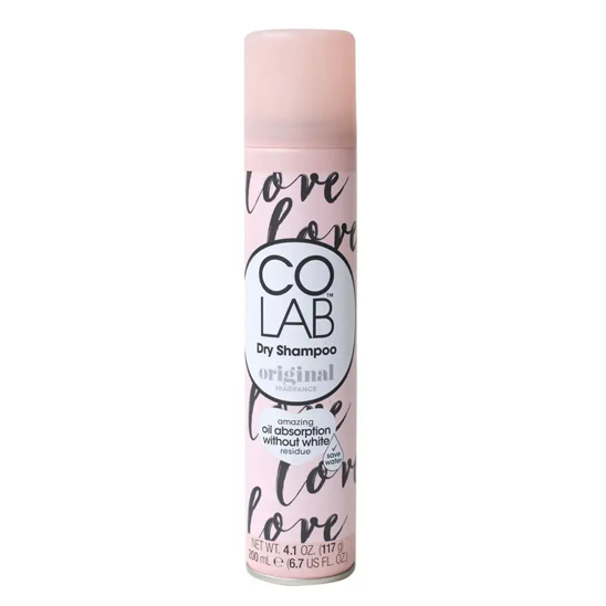 COLAB Dry Shampoo Original 200ml. โคแล็บ ดราย แชมพู สูตรออริจินอล ทำความสะอาดเส้นผม