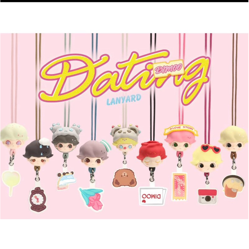 Dimoo dating lanyard สายคล้อง Dimoo จาก pop mart