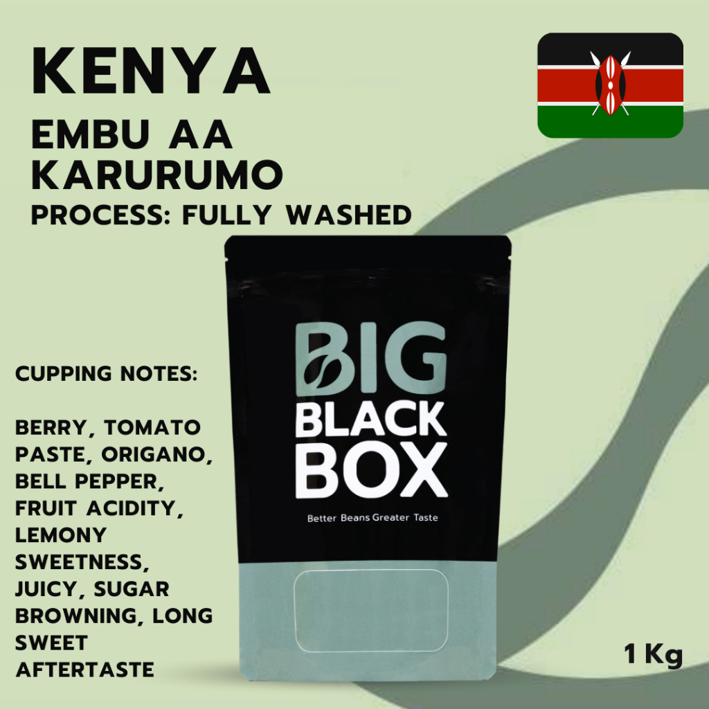 (S-KEN-048) สารกาแฟ Kenya Embu AA Karurumo  Fully Washed  1kg