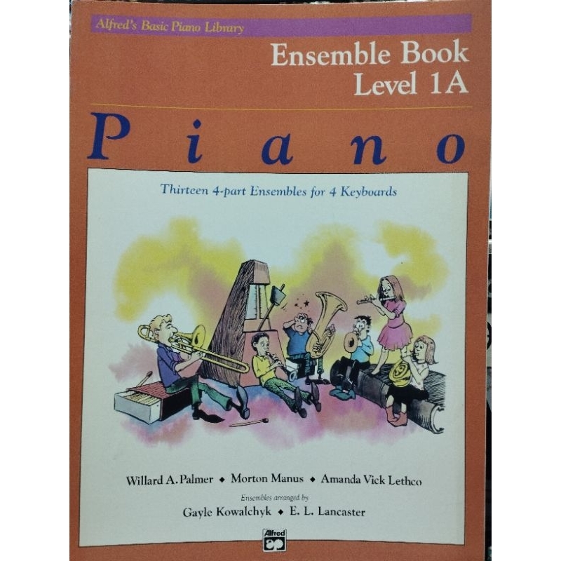 หนังสือเรียนเปียโน ALFRED BPL : ENSEMBLE BOOK LEVEL 1A/038081014661