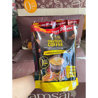 แพคเกตใหม่ 20 ซอง Jamsai โปร 2แถม1 ( 3 ห่อใหญ่ ) กาแฟแจ่มใส กาแฟสำเร็จรูป 3 ห่อ