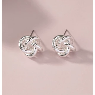 KYM.vibes - Atomic Stud Earrings ต่างหูแป้น ต่างหูมินิมอล